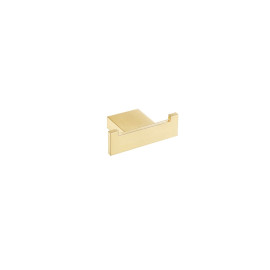 Άγκιστρο διπλό μπάνιου Sanco Monogramm 120418-AB12 brushed brass